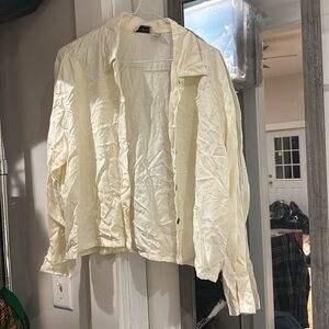 Putumayo Vintage button up White casual or dress shirt from India